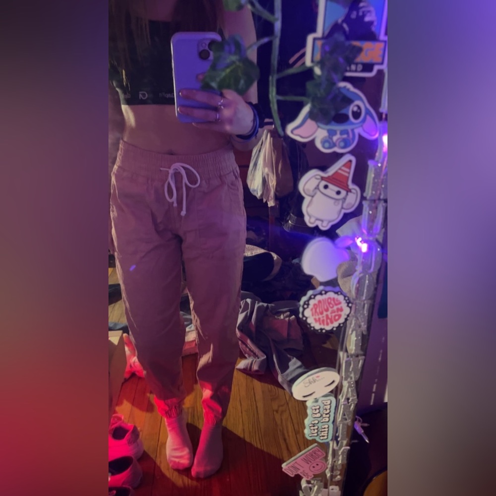 Light pink jeans